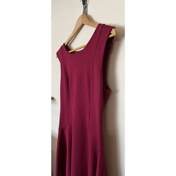 Free People Magenta Sleeveless Cha Cha Zipper Back Mini Dress Size Small - Picture 4 of 10